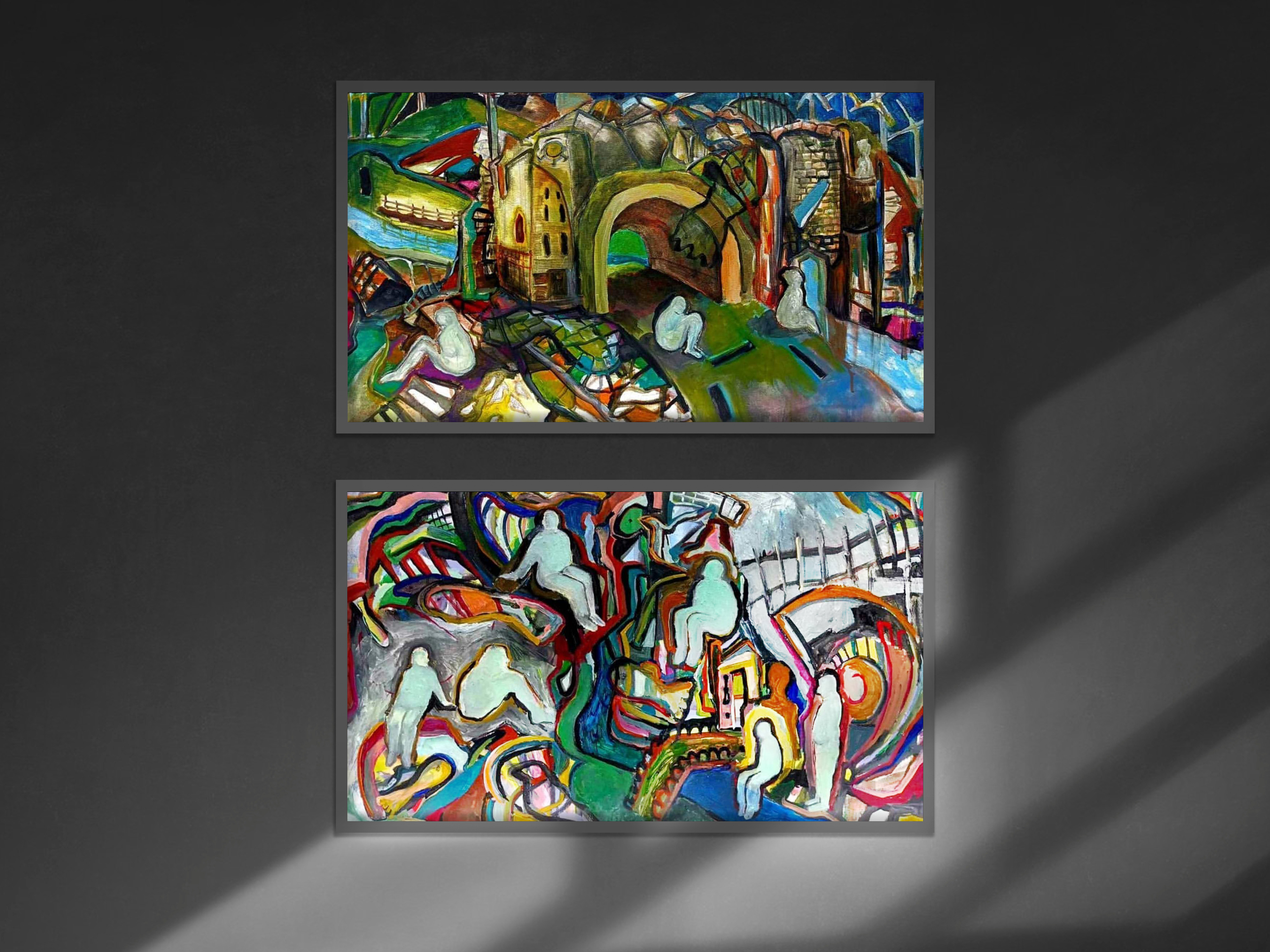 Akril na platnu, Artistička radna akcija, 2021